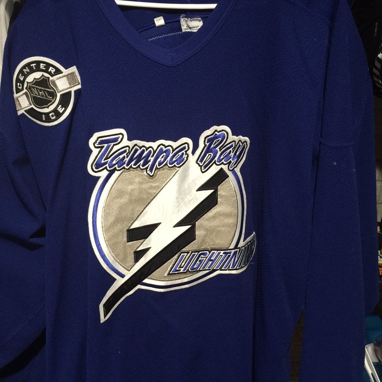 Pro Stock NHL Tampa Bay Lightning Goalie Cut Practice Jersey
