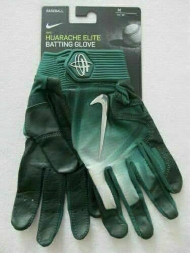Nike Huarache Elite Batting Gloves Gorge Green/Chrome Men's xLarge $80