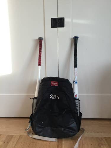 Used Black Rawlings Backpack