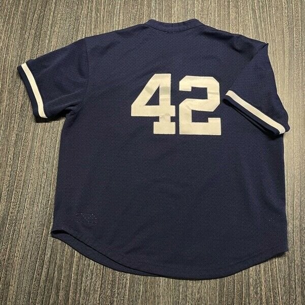 NY NEW YORK YANKEES MARIANO RIVERA BASEBALL JERSEY XL