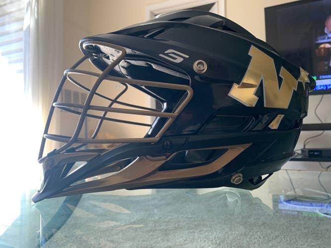 “Don’t give up the ship” Team Issued Navy Lacrosse Cascade S Helmet