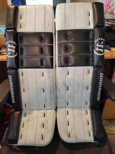 Used Junior 26+1" Warrior Ritual G3 Classic Goalie Leg Pads