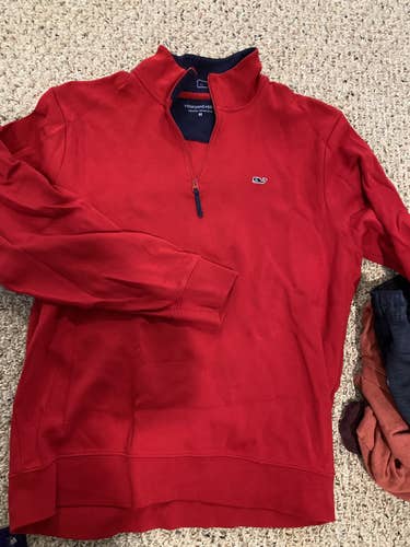 Vineyard vines quarter zip. Cotton