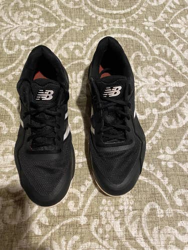 Black Used Adult Men's Size 9.0 (Women's 10) Turf Cleats New Balance Low Cut
