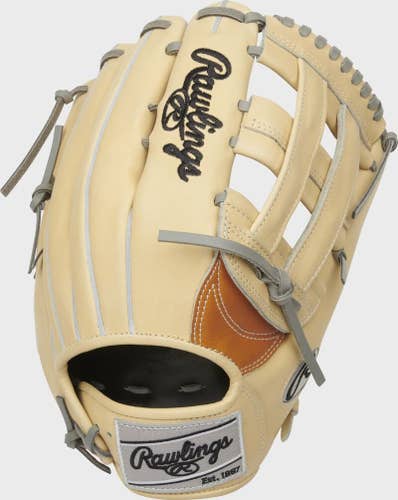 New Adult Rawlings Right Hand Throw Outfield Heart of the Hide Baseball Glove 12.75"