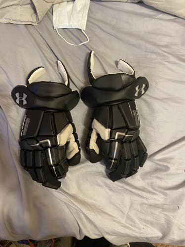 Team Canada Fall Classic Black New Goalie Under Armour Command Pro Lacrosse Gloves 13.5"