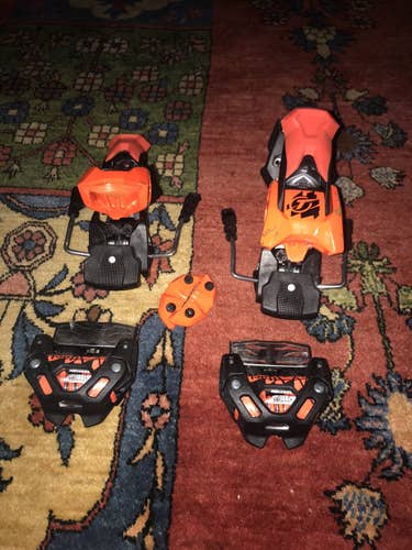 Used All Mountain 110 mm Brake Width Max Din 13 Attack Ski Bindings