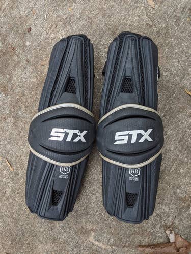 Used Large STX Assault Arm Guards/Pads Black