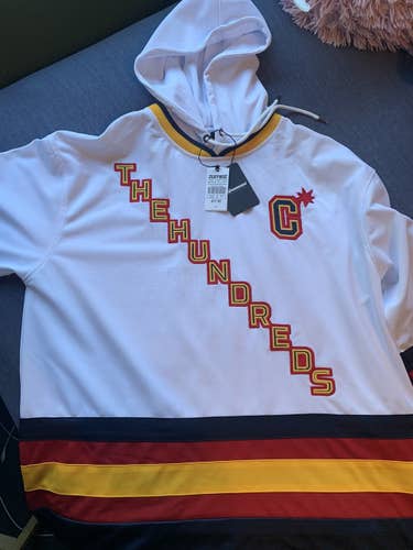 The Hundreds brand mock hockey jersey NWT