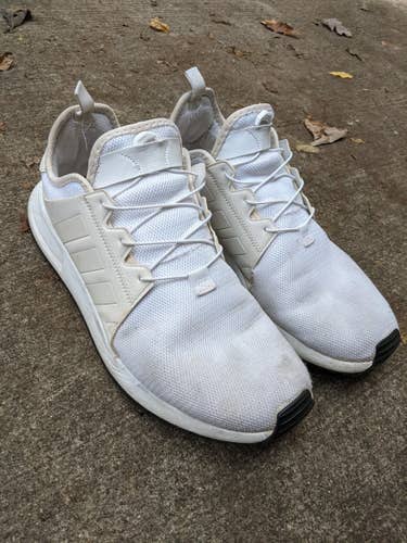 White Adult Used Men's Size 11.5 Adidas Shoes