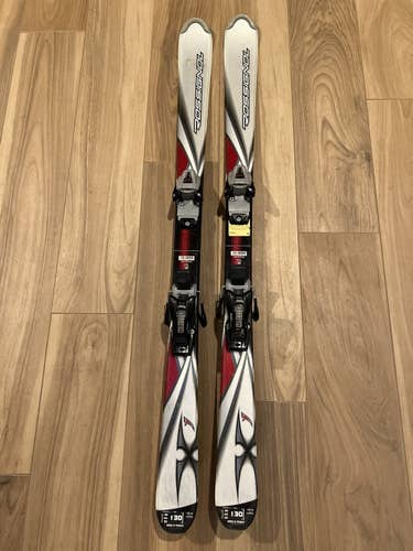 Rossignol kids skis with marker bindings. 130cm