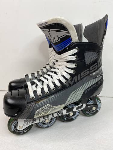 MISSION Inhaler AC6 Senior Inline Hockey Skates Size 12E (Men US Shoe 13.5)