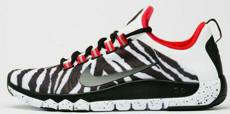 zebra nike shoes