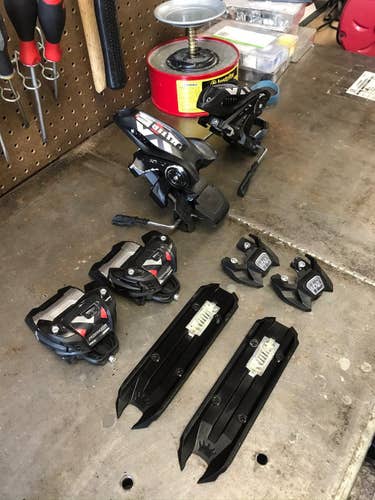 Used Powder 110 mm Brake Width Max Din 16 Jester  Ski Bindings