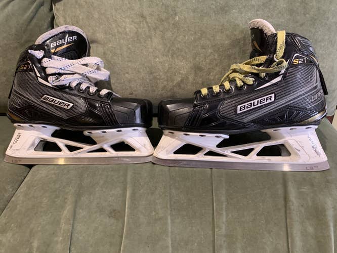 Used Bauer Regular Width Size 5 Supreme S27 Hockey Goalie Skates