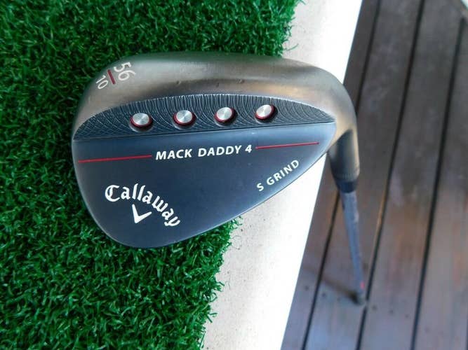 Callaway MD4 Milled Black 56* Wedge S Grind w/ True Temper Dynamic Gold S200
