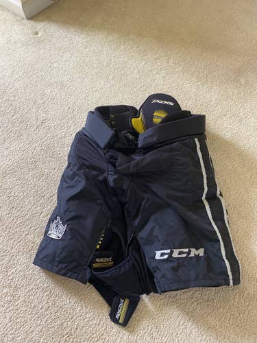 Black Senior Large CCM  Tacks Hockey Pants