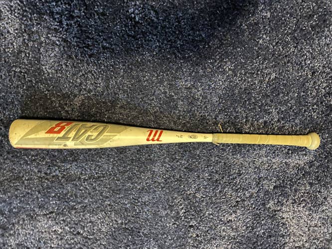 Used Kid Pitch (9YO-13YO) Marucci Alloy CAT 8 Bat (-5) 25 oz 30"