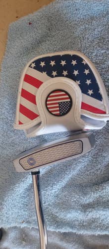 Used Men's Odyssey Right Handed Mallet Works Versa 7 Tank Putter 35"