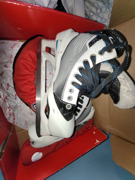 Senior Used Bauer Reactor 5000 Hockey Goalie Skates Regular Width Size 6.5