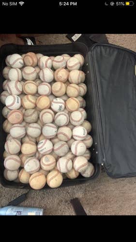 4 Dozen Used Baseballs