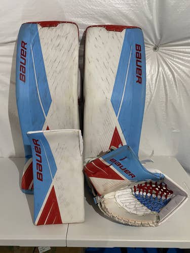 Blue Senior 34" Regular Ultrasonic Goalie Full Set