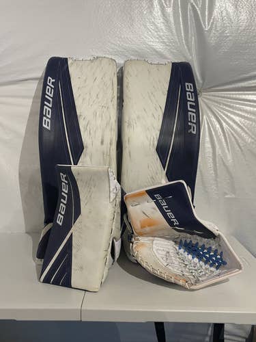 Blue Senior 35" Regular Ultrasonic Goalie Full Set