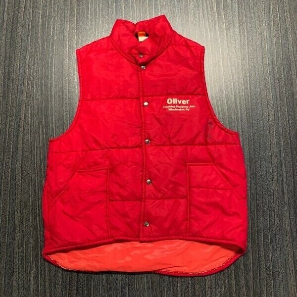 80s puffy vest