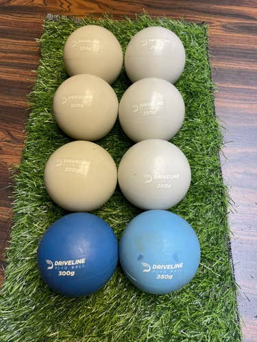 ( 8 ) DriveLine Weighted Baseballs