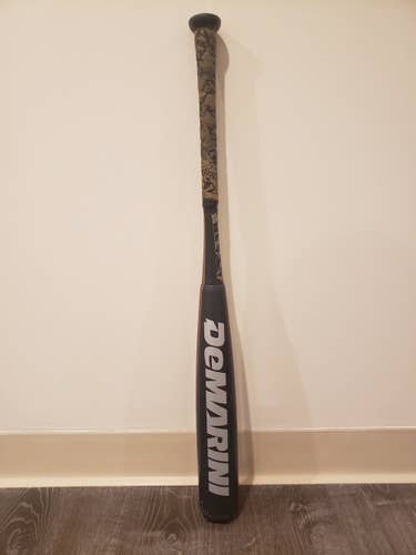 Used High School/College BBCOR Certified 2014 DeMarini Hybrid Voodoo Bat (-3) 27 oz 30"