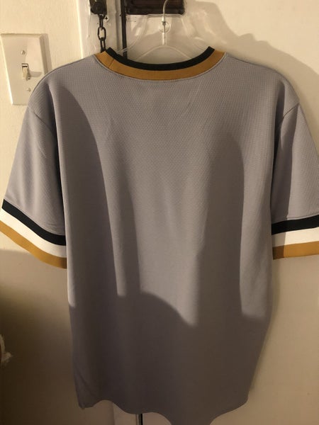 MLB Pittsburgh Pirates Polo Shirt NEW NWT Men's Size S Gray Heather