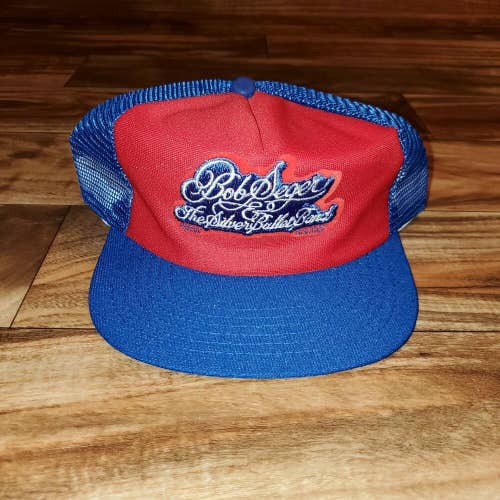 Vintage Rare 1982 Bob Seger The Silver Bullet Band Trucker Mesh Patch Hat