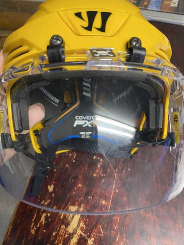 Yellow Used Large Warrior  Covert PX+ Helmet
