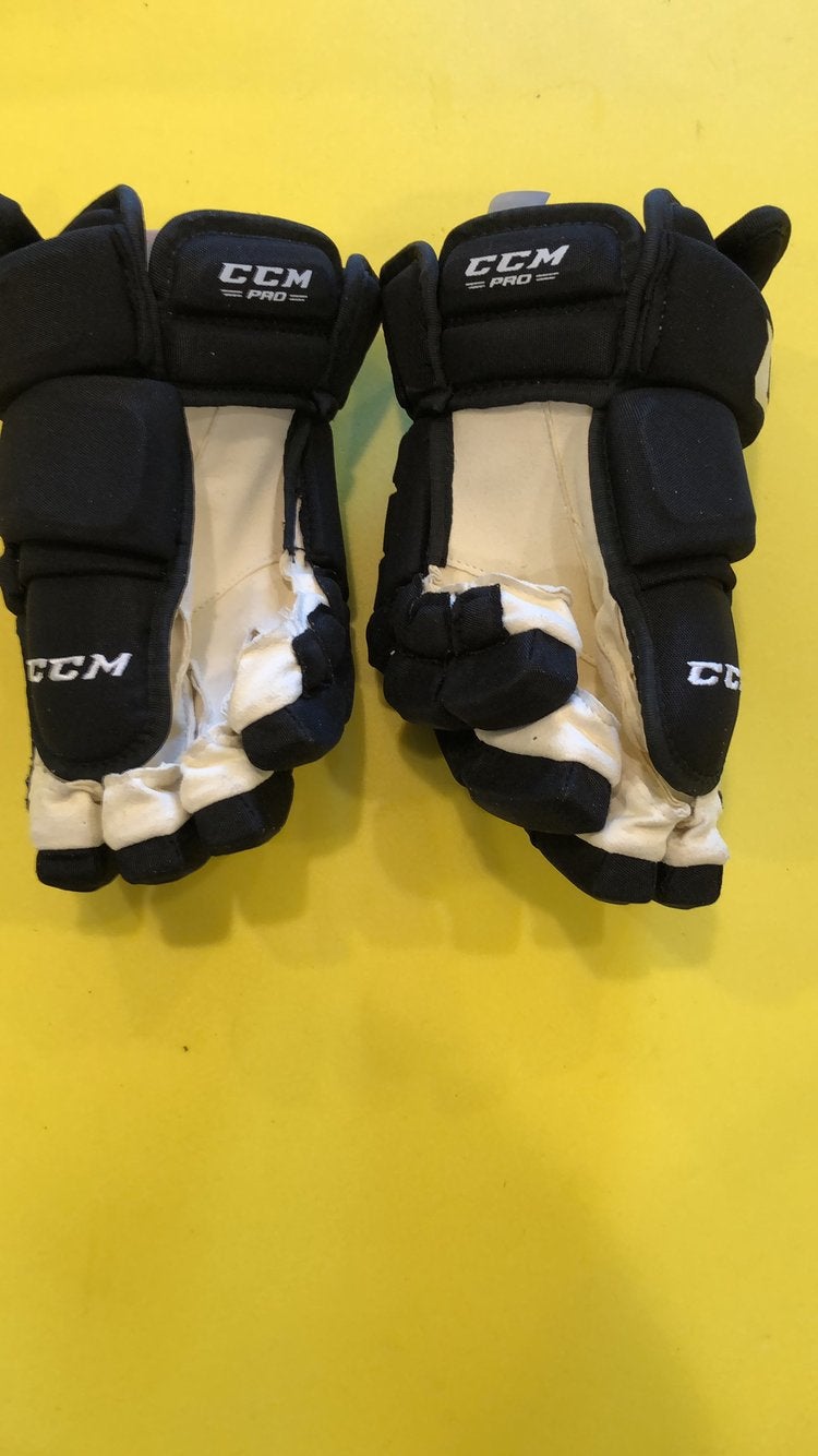 Details about    CCM HG97 Pro Stock Hockey Gloves 14" Carolina Hurricanes