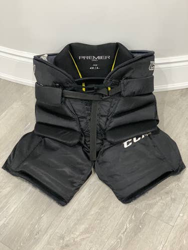 Black Senior Large CCM  Premier Pro Hockey Goalie Pants