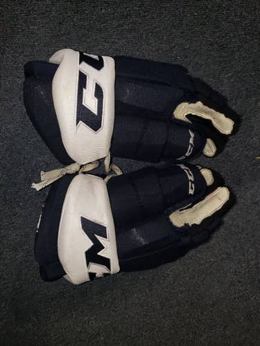 Blue Used Senior CCM HGTKPP Gloves 14" Pro Stock