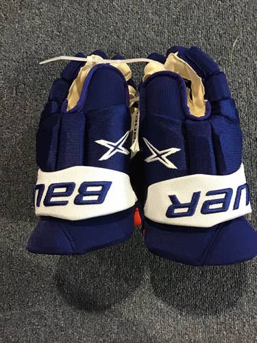 Toronto Maple Leafs New Pro Stock Bauer Vapor X Gloves 14” Lehtonen