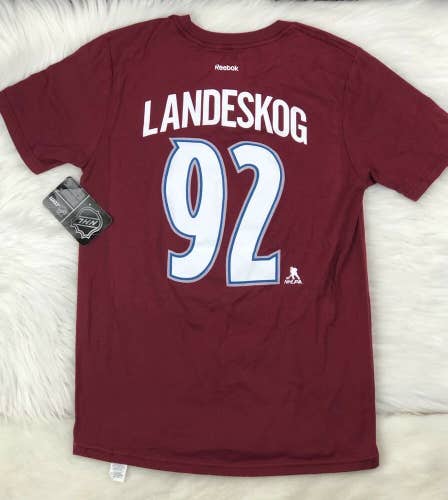 Colorado Avalanche Reebok #92 Landeskog Shirt NHL Youth Boys L 14/16