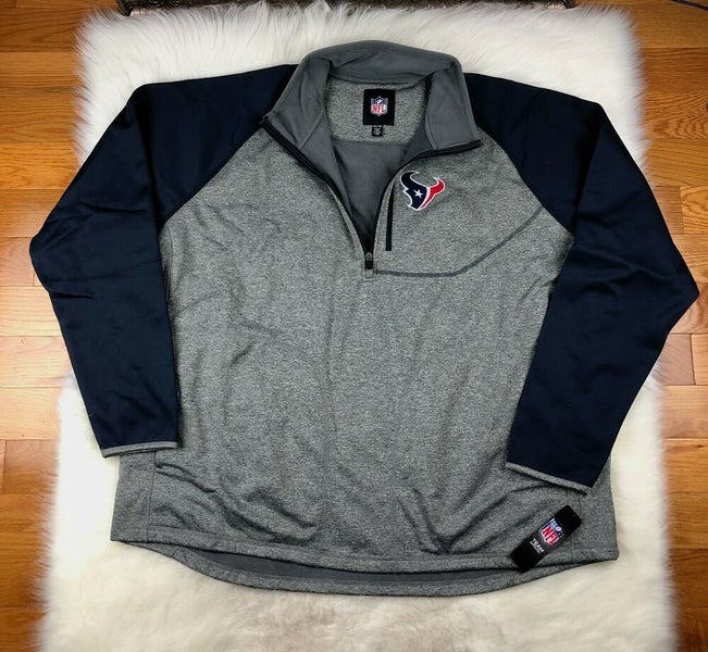 NFL Houston Texans Soft Shell 1/4 Zip Pullover Track Jacket G-III Men 4XL