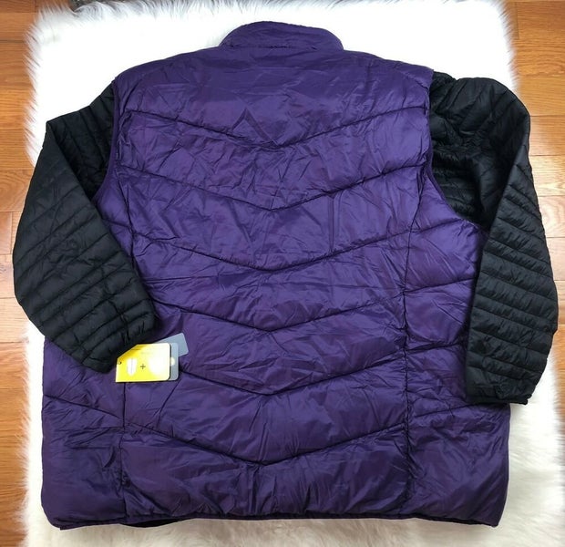 Baltimore Ravens 3 in 1 Puffer Jacket + Puffer Vest Black & Purple G-III NFL  6XL