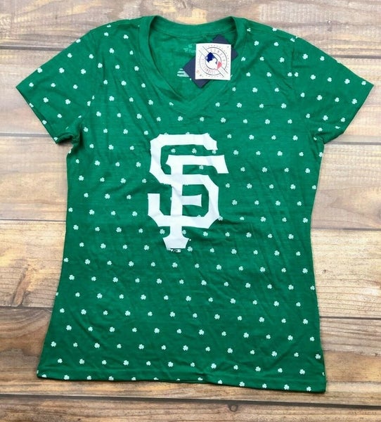 Men's San Francisco Giants Nike Green St. Patrick's Day Baseball Tri-Blend  T-Shirt