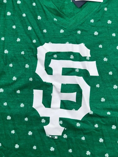 Men's San Francisco Giants Nike Green St. Patrick's Day Baseball Tri-Blend  T-Shirt