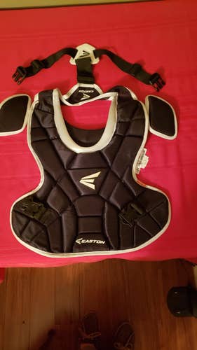 Black Used Intermediate Easton Mako Catcher's Chest Protector