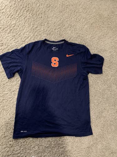 Syracuse Lacrosse Nike Dy-Fit Shooting Shirt - Lg