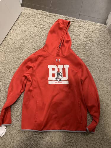 Team Issued Boston University Lacrosse Sweatshirt - Medium