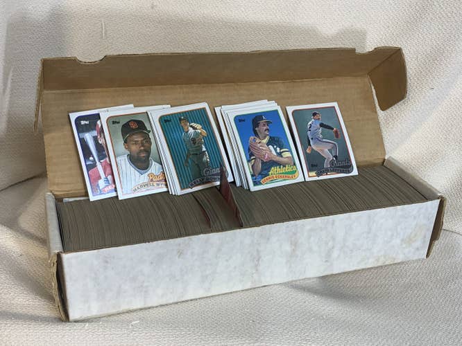 Topps 1989 Baseball box card set