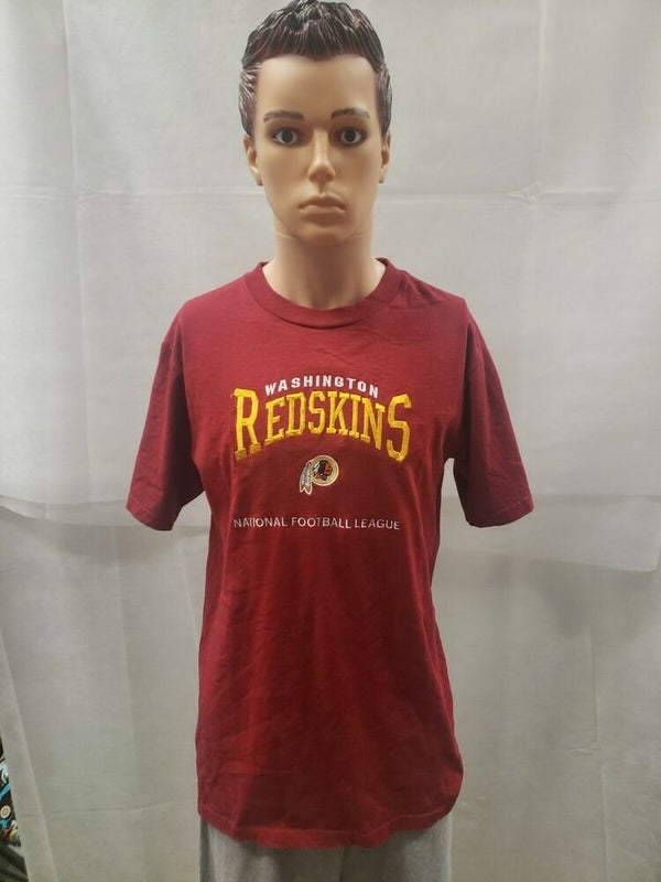 NFL Team Apparel Washington Redskins Football Red Graphic T-Shirt  Men's Size M