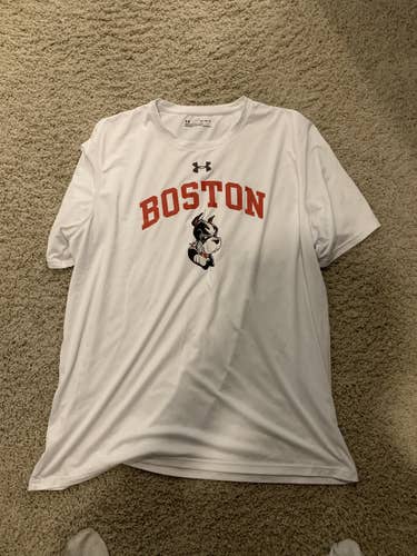 Team Issued Boston University Lacrosse Shooting Shirt - XL