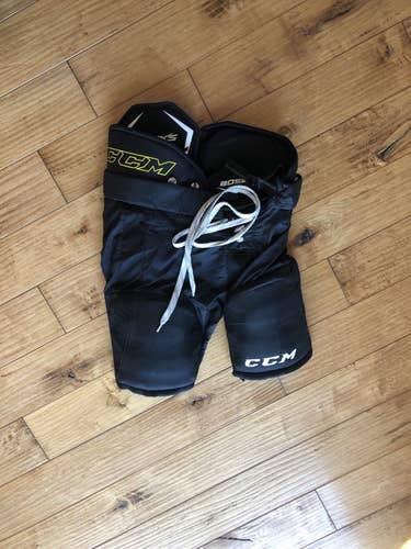 Black Junior Large CCM Tacks 2052 Hockey Pants