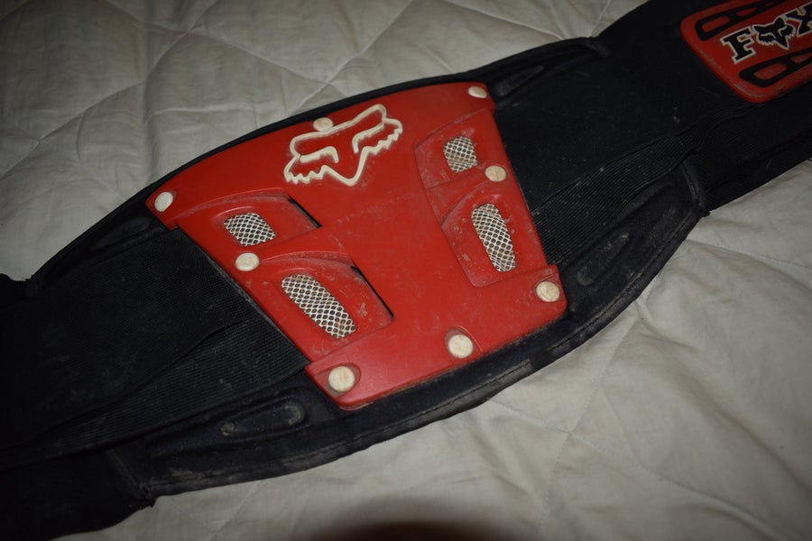 Fox Motocross Rider Adjustable Back Protection, Black/Red ...